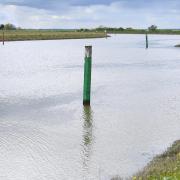 A flood alert has been issued due to a natural tide locking effect