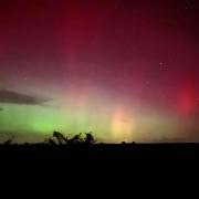 The Northern Lights captured over Hellesdon on Thursday