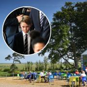 Prince George was inspired after a trip to the Wiveton Hall café in north Norfolk