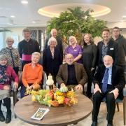 Father Howard blesses King's Court Care Home in Holt