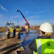 Work continues on Stiffkey Bridge