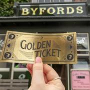 Golden tickets are up for grabs at three venues in Norfolk