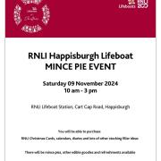 Happisburgh RNLI is to hold a Mince Pie Event