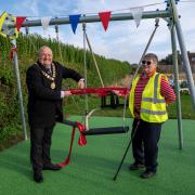 New inclusive swings for children have been installed in Cromer