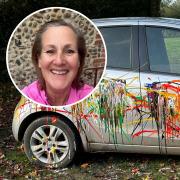 The mystery of a car believed to have been vandalised has been solved