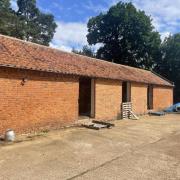 The barns set aside for the wellbeing hub