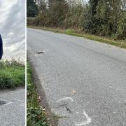 Pot hole problems in North Norfolk