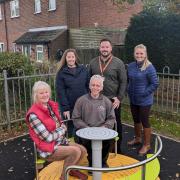 A children's playground in north Norfolk village got a £10,000 makeover