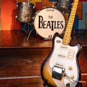 George Harrison’s Futurama electric guitar (The Beatles Story/PA)