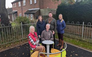 A children's playground in north Norfolk village got a £10,000 makeover